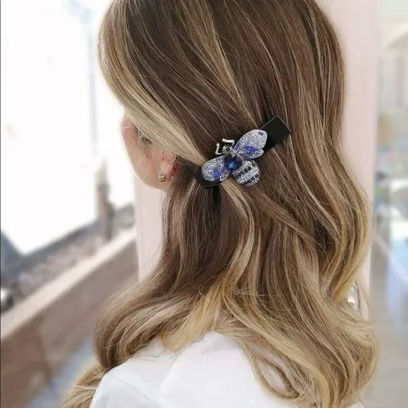 Hair Pin Bee with Rhinestone Top quality